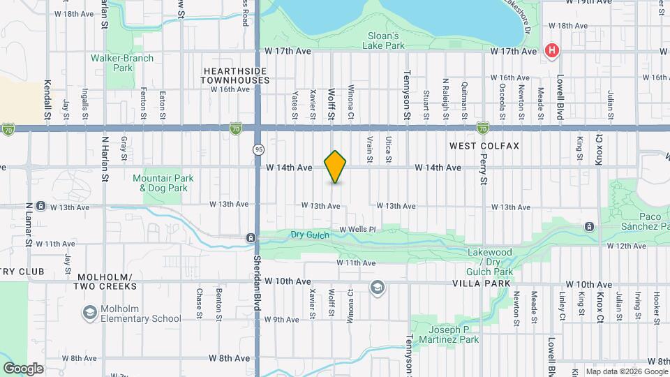 1340 Wolff St Map and Location Details