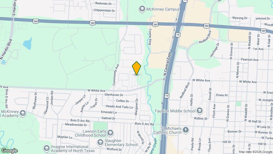 1325 Creekbank Dr Map and Location Details