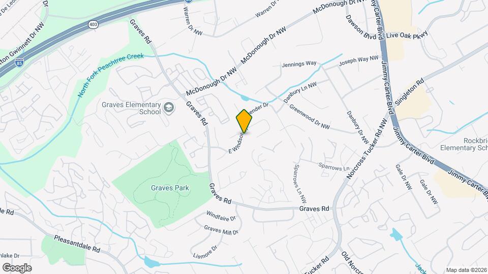 6524 E Windsor Ln Map and Location Details