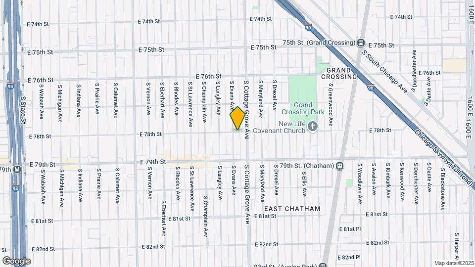 7801 S Evans Ave Mapa y Detalles de la Ubicación