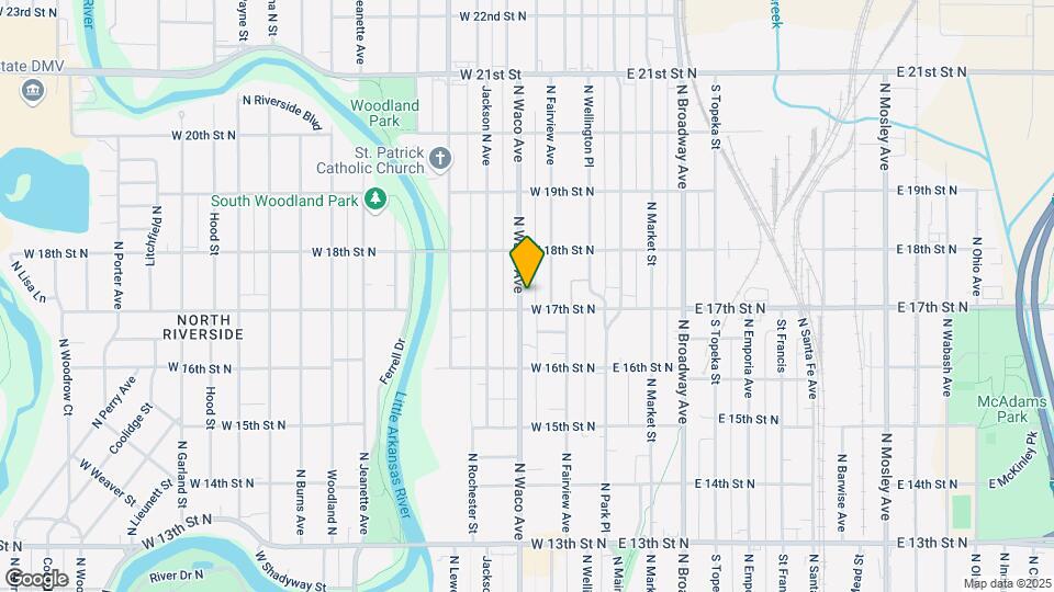 1810 N Waco Ave Map and Location Details