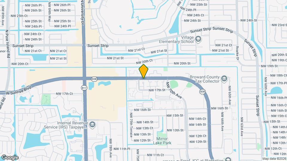 1752 NW 74th Ave Map and Location Details