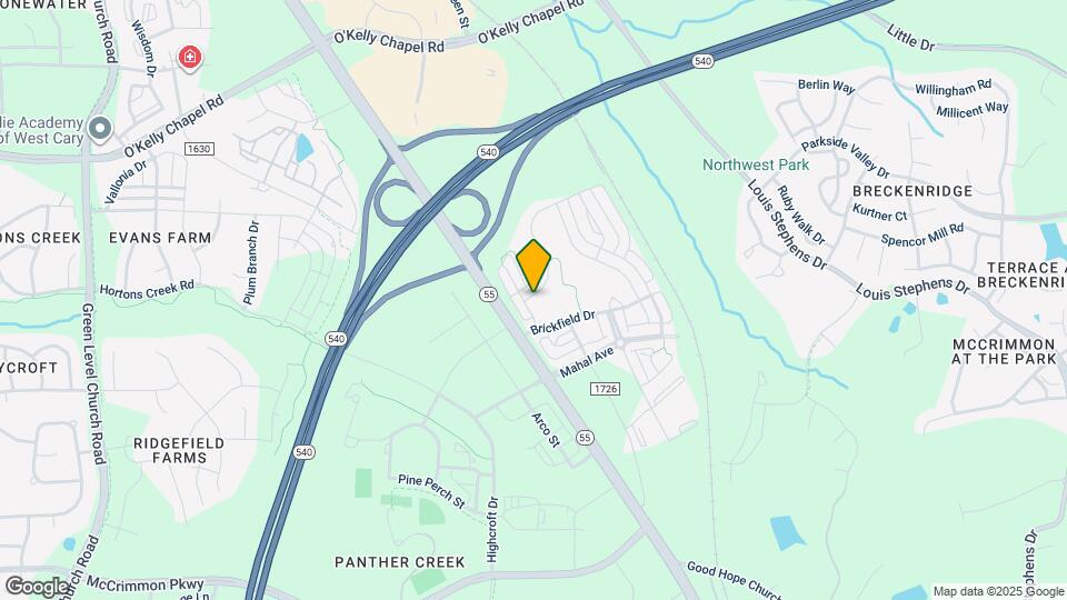 1606 Clayfire Dr. Map and Location Details