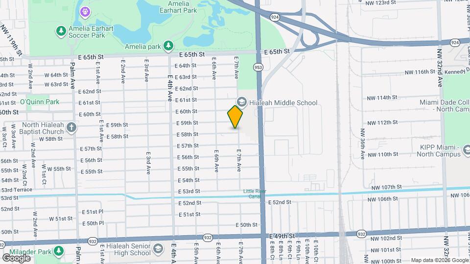 677 E 58th St Map and Location Details