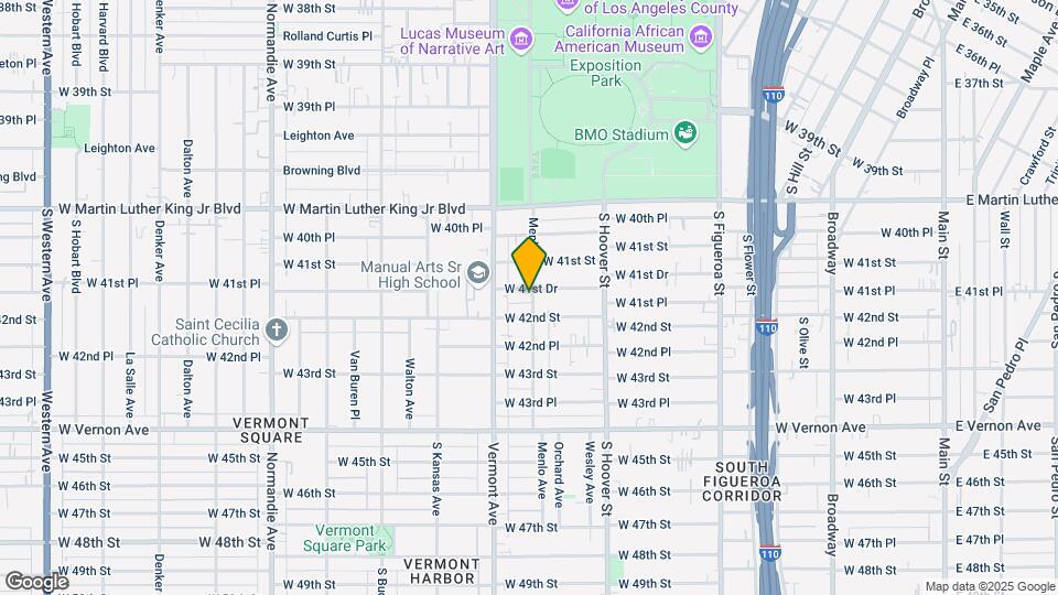 4151 Menlo Ave Map and Location Details