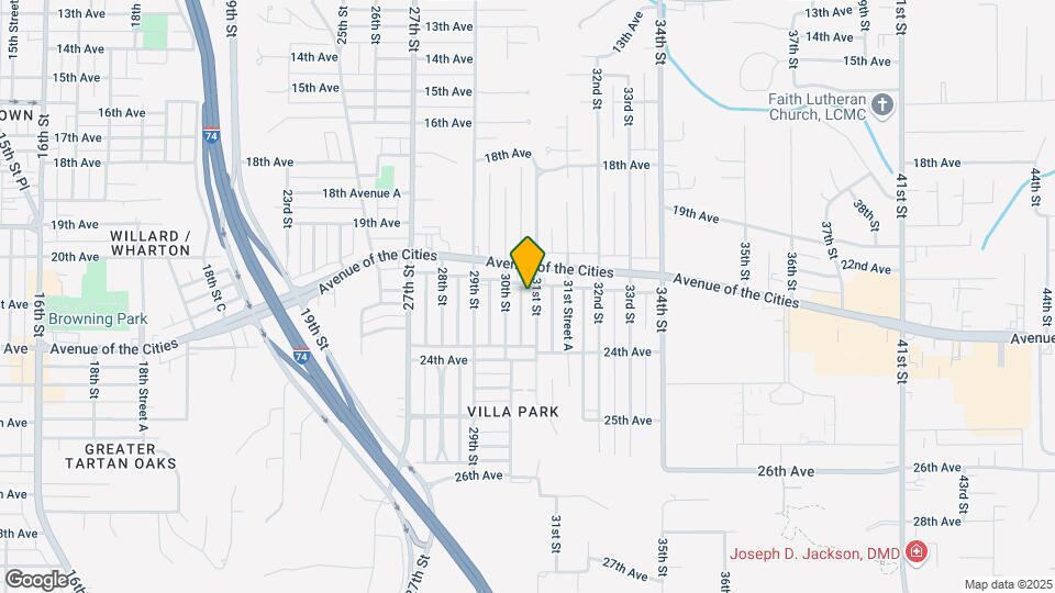 2335 31st St Map and Location Details