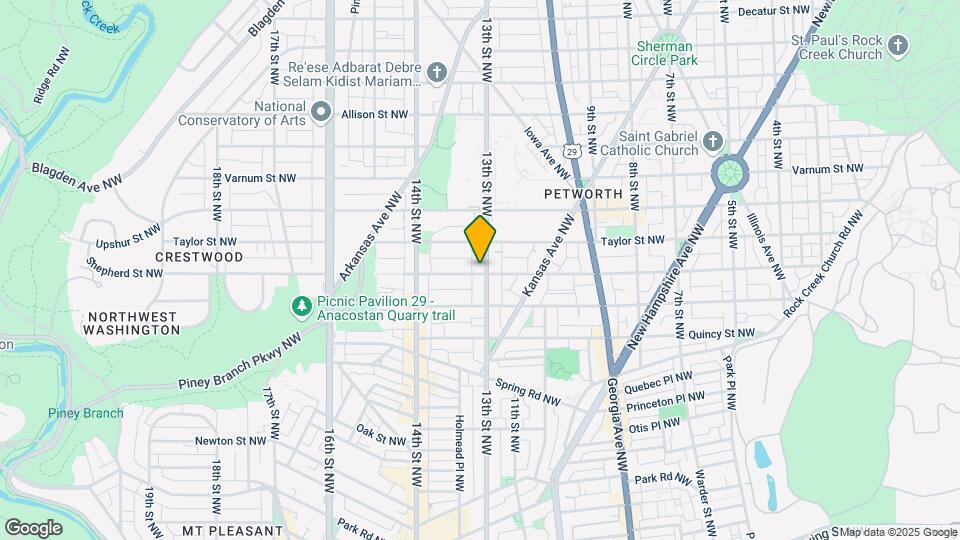 4000 13th St NW Map and Location Details