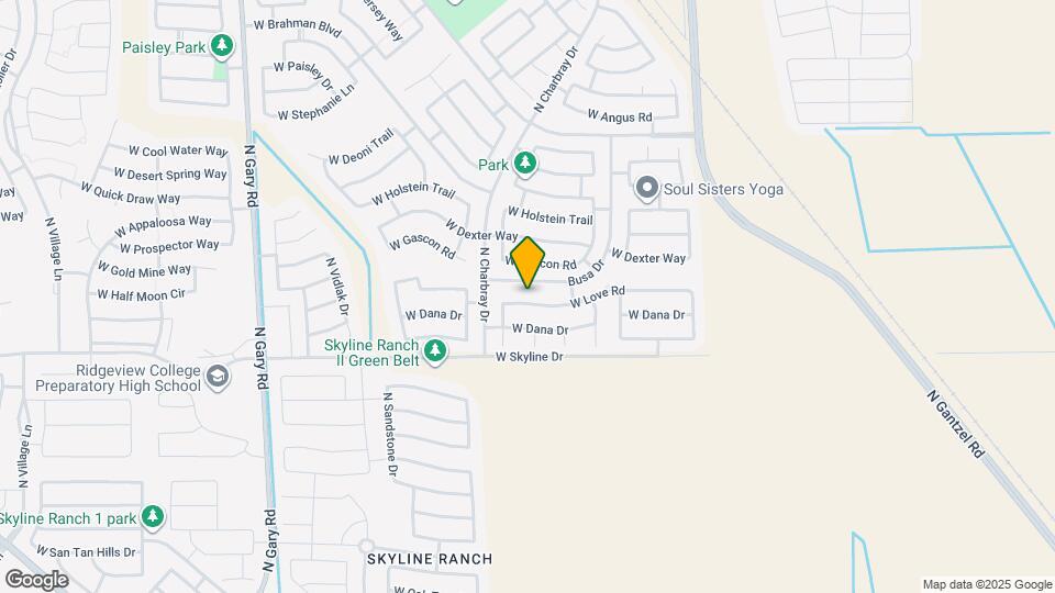 486 W Love Rd Map and Location Details