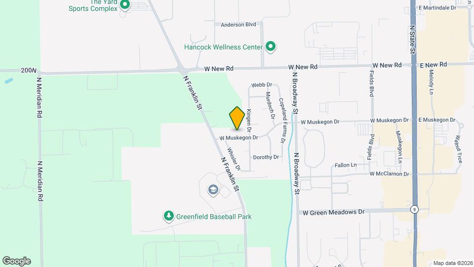 1028 W Muskegon Dr Map and Location Details