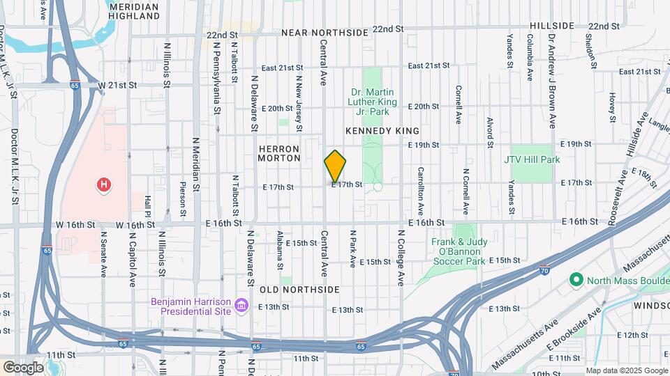 517 E 17th St Mapa y Detalles de la Ubicación