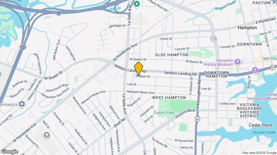 629 Chapel St Map and Location Details