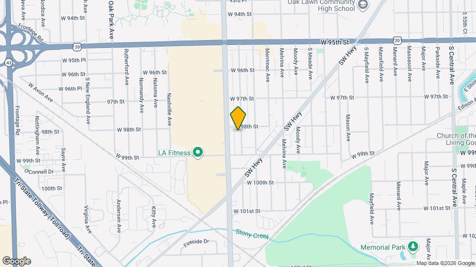 9806 Marion Ave Map and Location Details