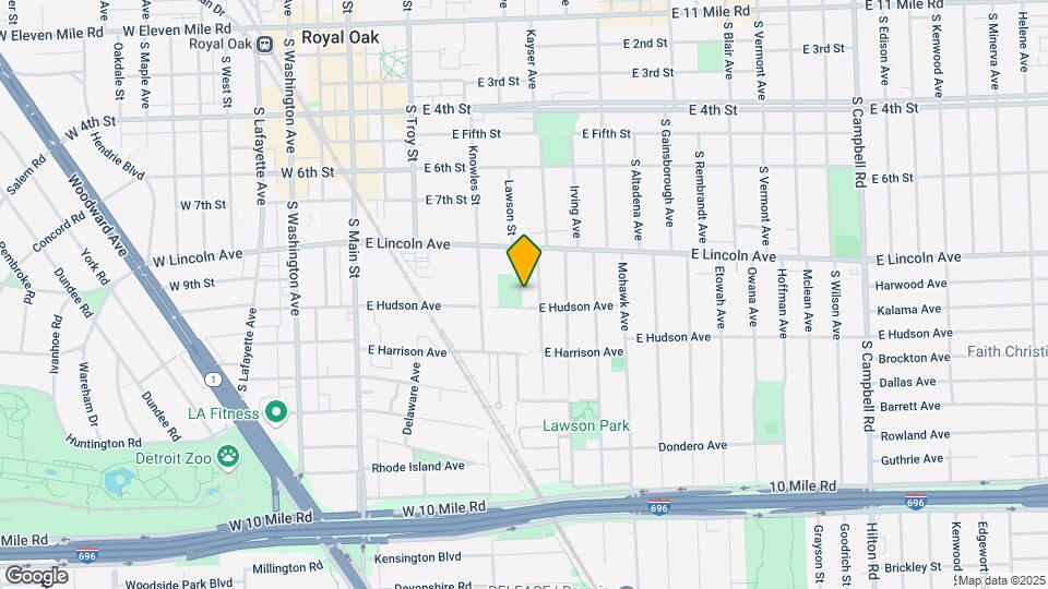 617 E Hudson Ave Map and Location Details