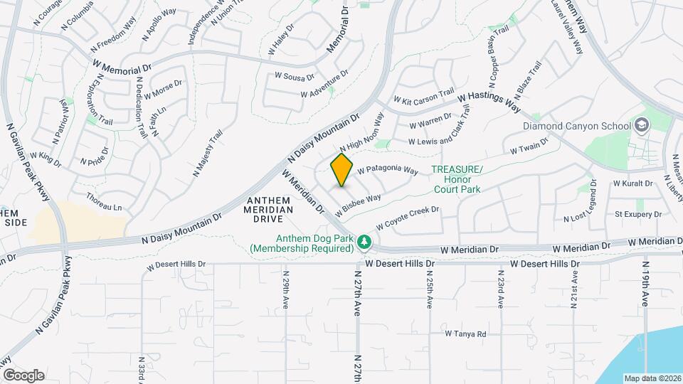 39746 N Cross Timbers Way Map and Location Details