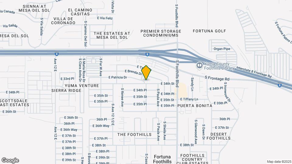 12734 E 34th St Map and Location Details