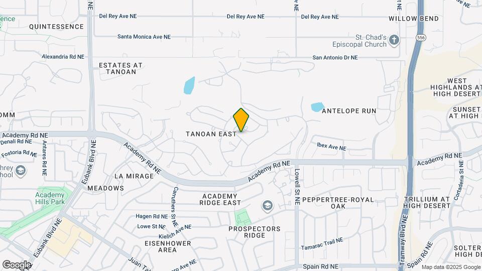 11421 Desert Classic Ln NE Map and Location Details