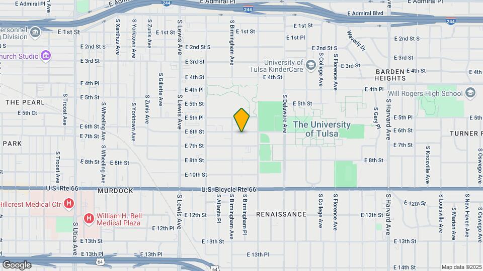 2618 E 6th St Map and Location Details