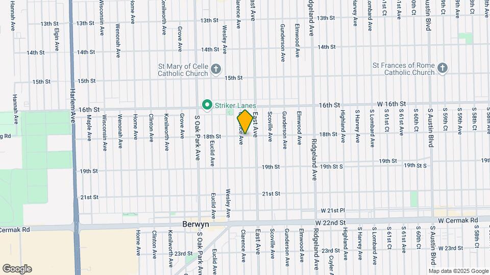 6620 18th St Map and Location Details