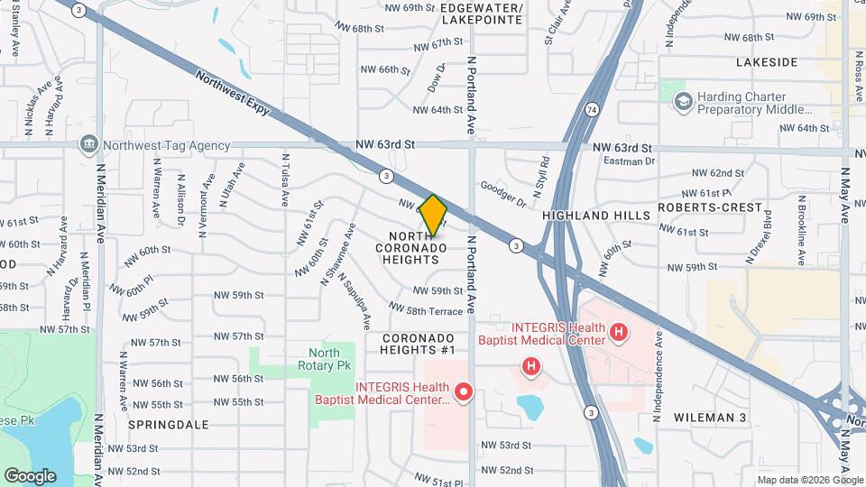 3729 NW 60th St Map and Location Details