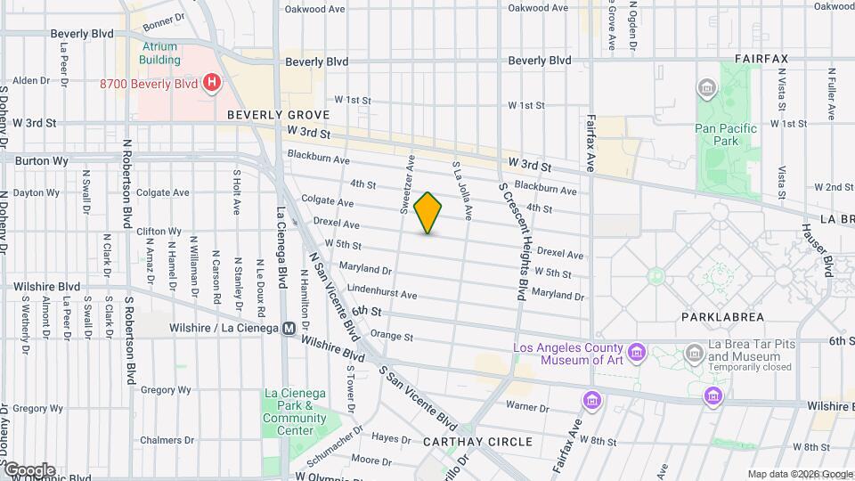 6450 Drexel Ave Mapa y Detalles de la Ubicación