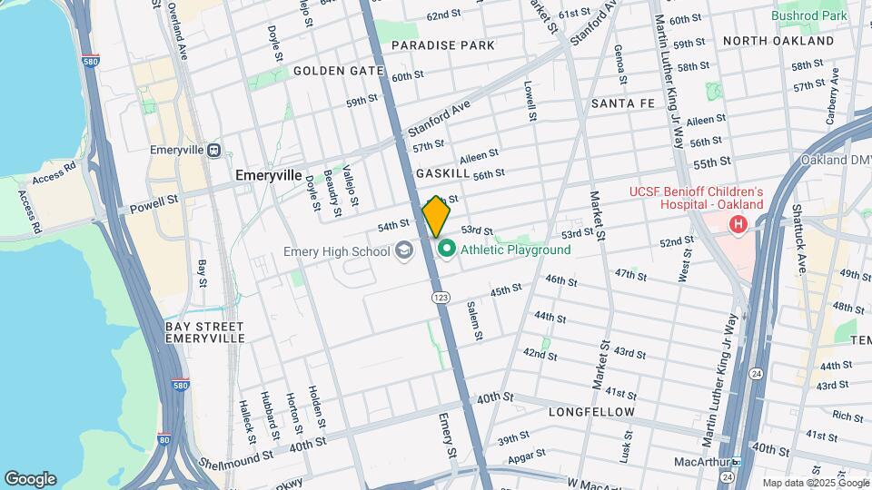 1091 53rd St Map and Location Details