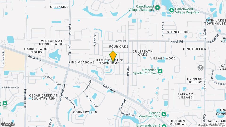 12608 Castle Hill Dr Mapa y Detalles de la Ubicación