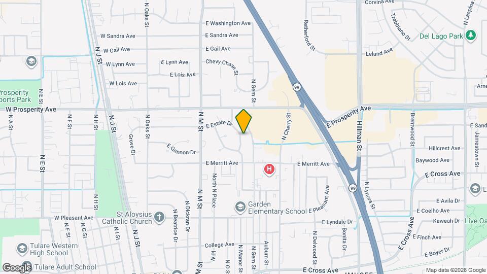 540 E Estate Dr Map and Location Details