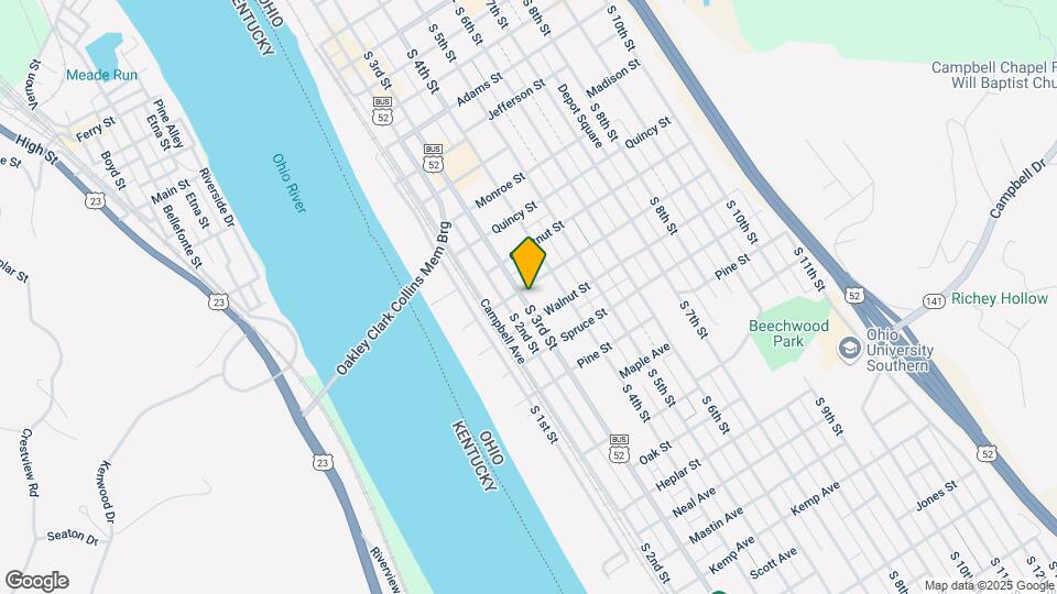 1107 S 3rd St Map and Location Details