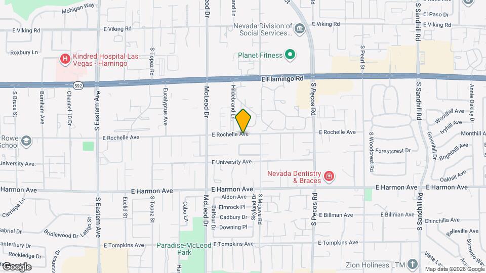 3135 E Rochelle Ave Map and Location Details