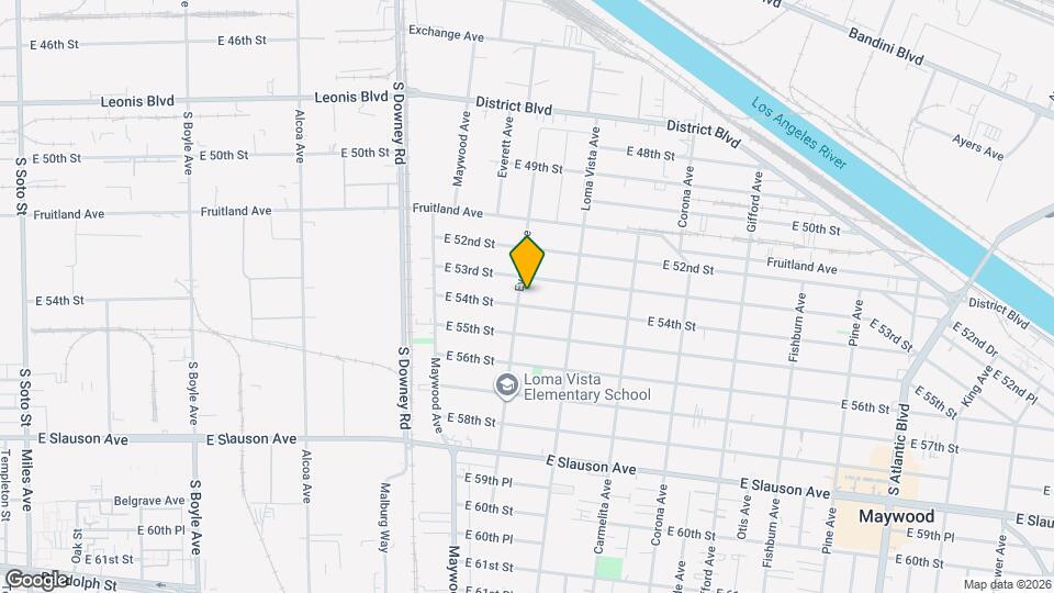 5316 Everett Ave Map and Location Details