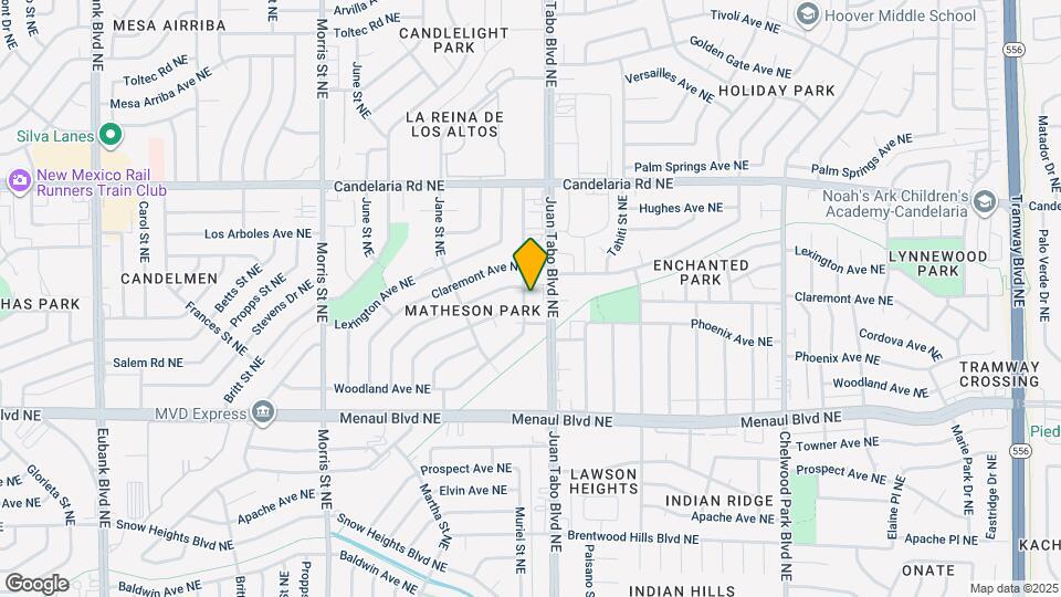 2608 Muriel St NE, Unit D Map and Location Details