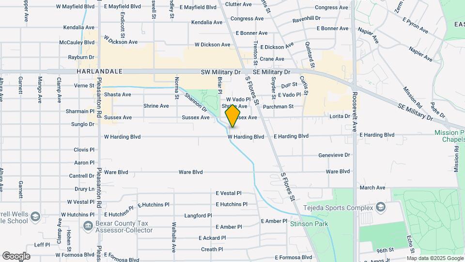 7422 Clint Ln Map and Location Details