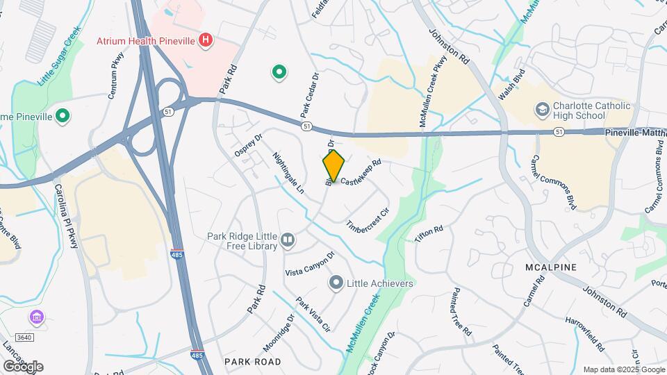 10909 Blue Heron Dr Map and Location Details