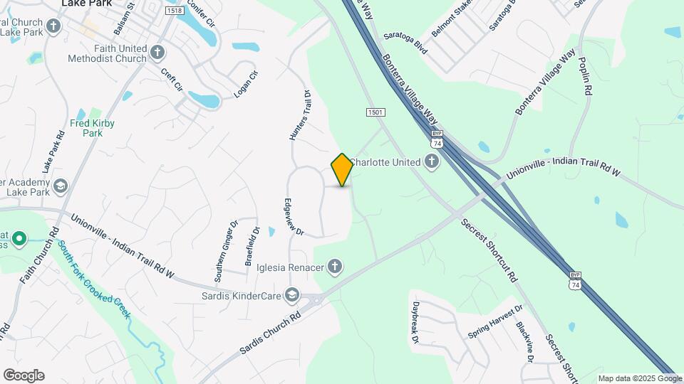 1003 Glen Hollow Dr Map and Location Details