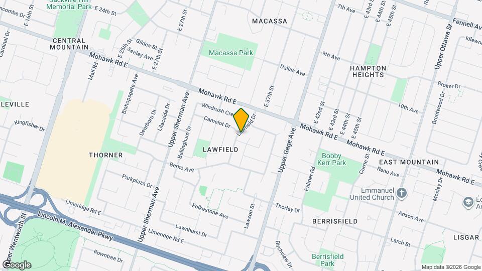 39 Lawfield Dr Map and Location Details