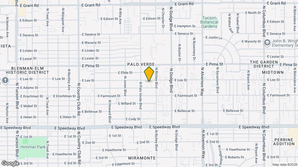 3532 E Lee St Mapa y Detalles de la Ubicación