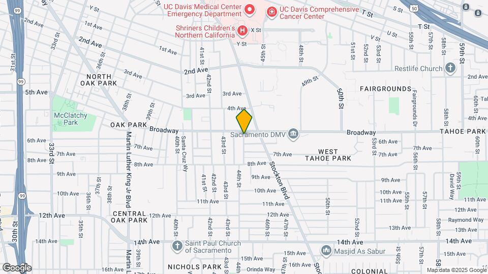 3037 San Diego Way Map and Location Details