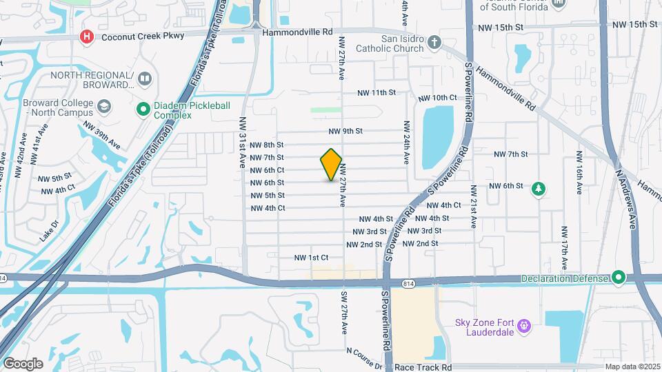 2726 NW 6th St Map and Location Details