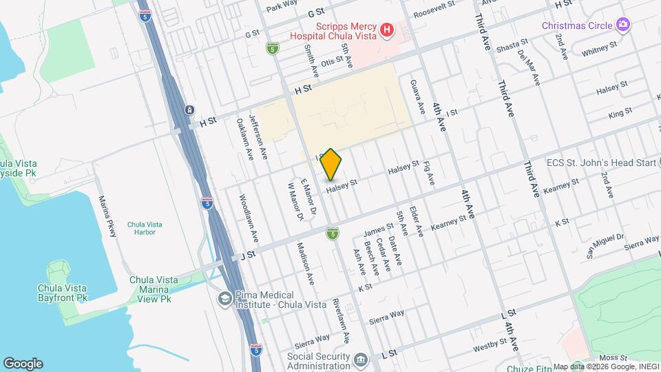 644 Ash Ave Map and Location Details