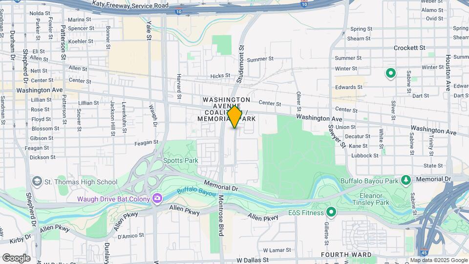 709 Memorial Heights Dr Map and Location Details