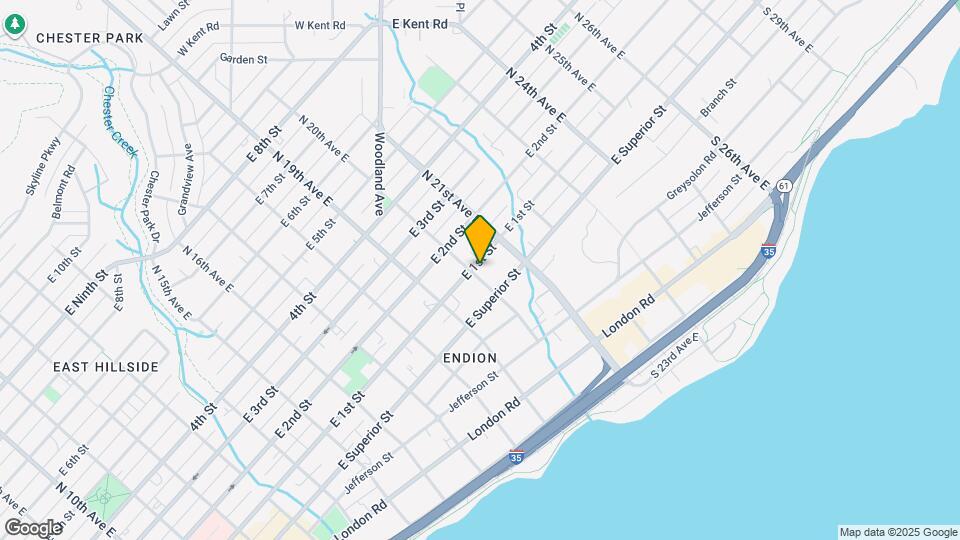 2002 E 1st St Map and Location Details