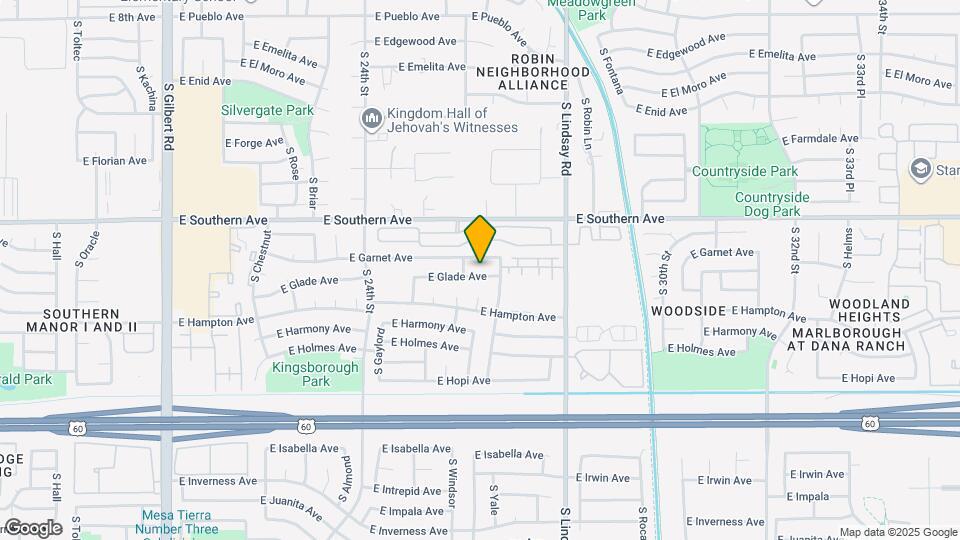 2612 E Glade Ave Mapa y Detalles de la Ubicación