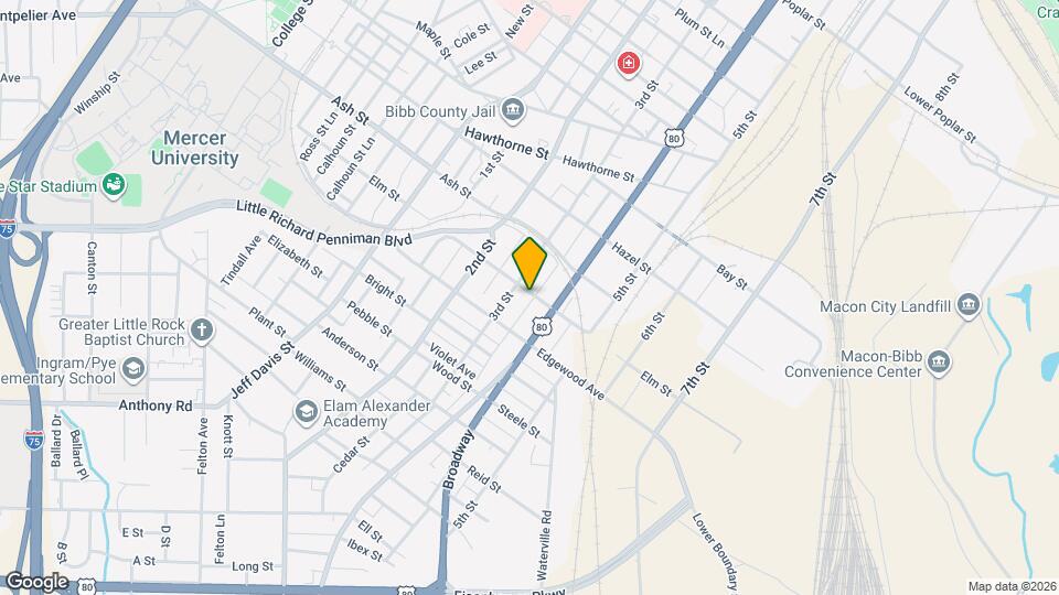 460 Elm St Mapa y Detalles de la Ubicación