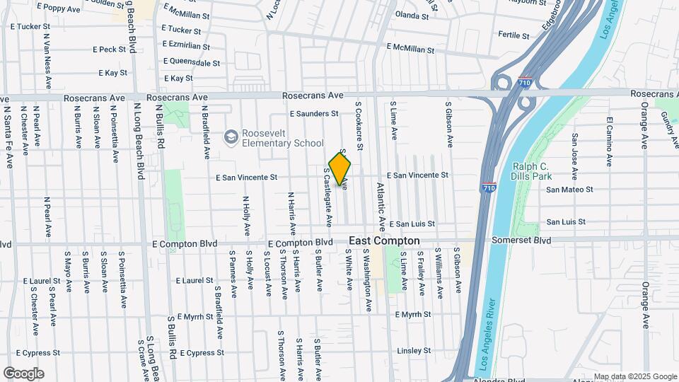 14719 S White Ave Mapa y Detalles de la Ubicación