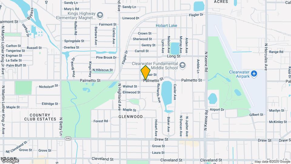 1569 Palmetto St Map and Location Details