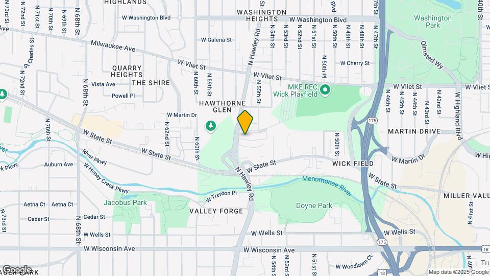 5605 W Martin Dr Mapa y Detalles de la Ubicación