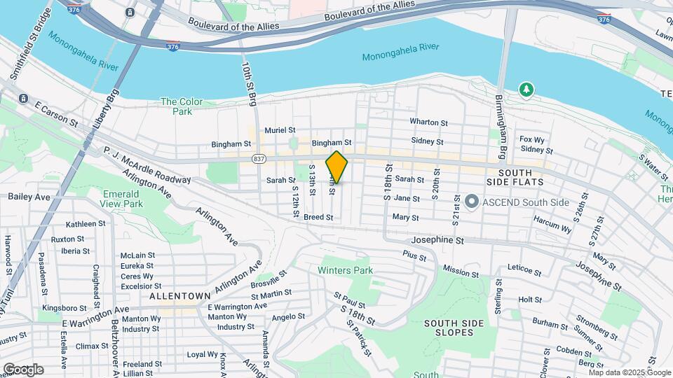 120 S 15th St, Unit 301 Map and Location Details
