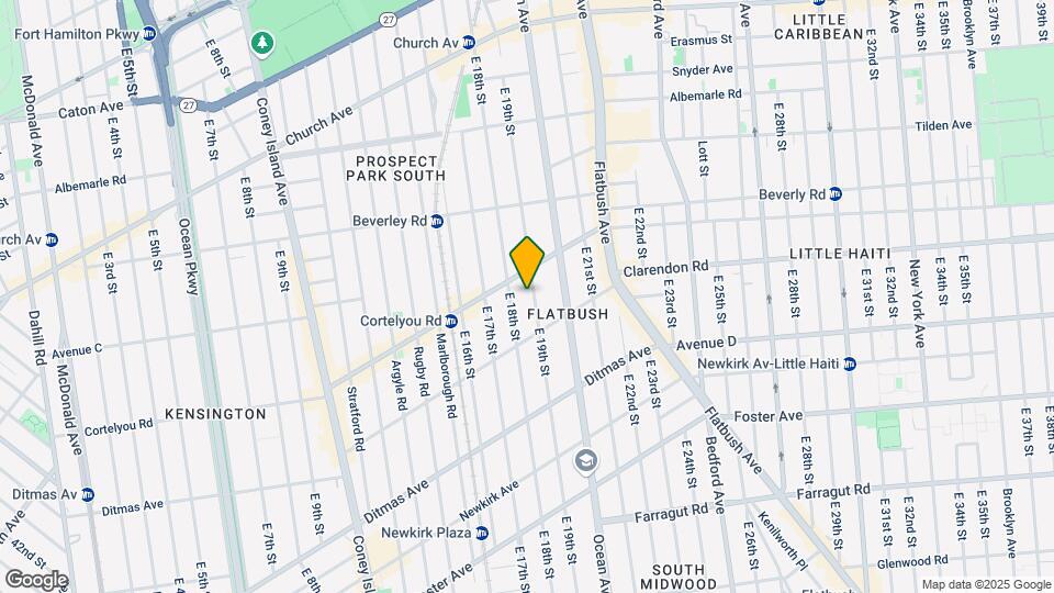 330 E 19th St Map and Location Details