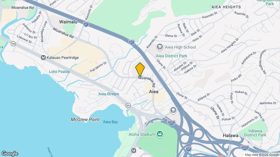 99-041 Moanalua Rd Map and Location Details