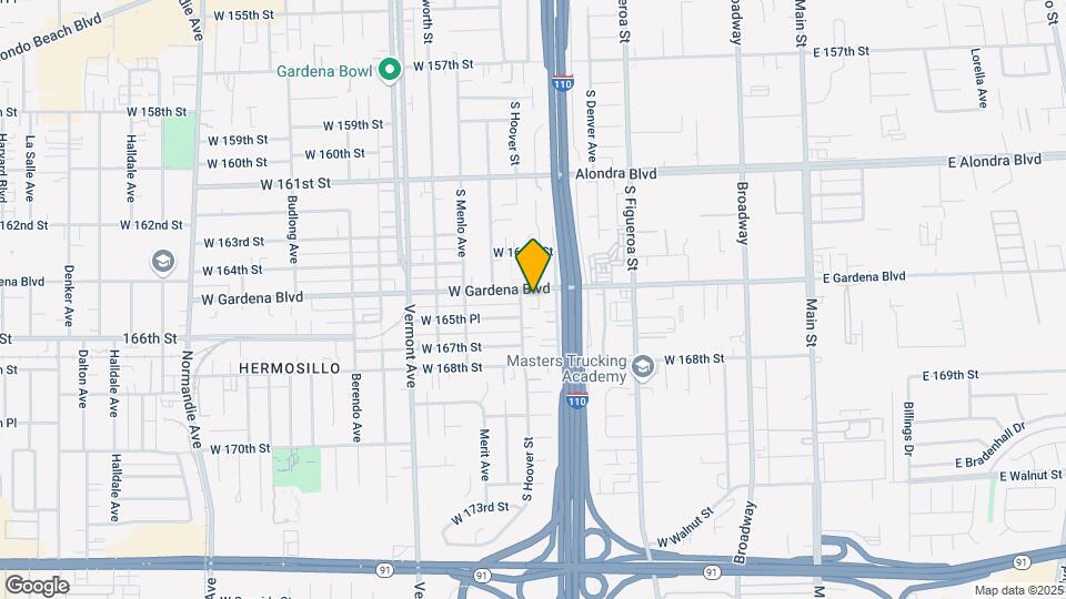 650 W Gardena Blvd Map and Location Details